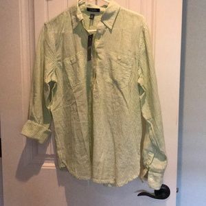 Long sleeved (can be rolled) linen shirt